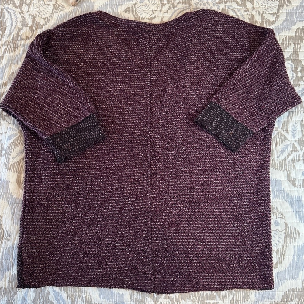 Kut from the Kloth sweater purple and black women’s size medium - Picture 9 of 9